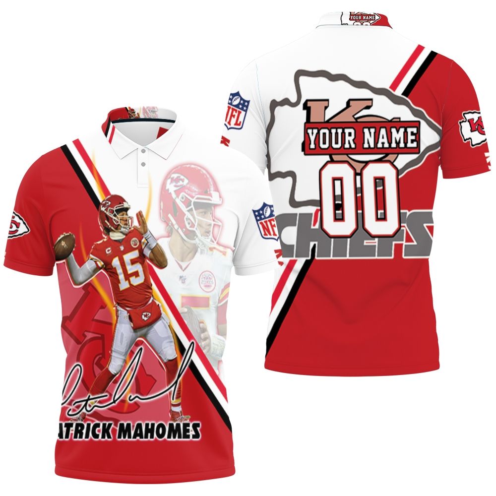 Art Patrick Mahomes Kansas City Chiefs Personalized 3D All Over Print Polo Shirt Art Patrick Mahomes Kansas City Chiefs Personalized 3D All Over Print Polo Shirt