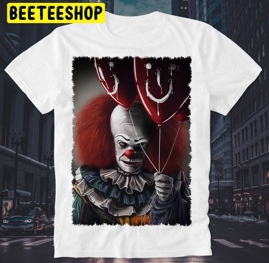Art Pennywise Stephen King It Es Dancing Clown Horror Movie Halloween Unisex T-Shirt Art Pennywise Stephen King It Es Dancing Clown Horror Movie Halloween Unisex T-Shirt