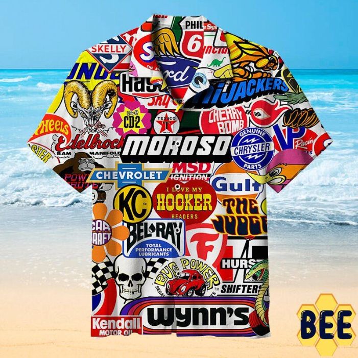 Art Racing Car Labeling Trending Hawaiian Shirt Art Racing Car Labeling Trending Hawaiian Shirt