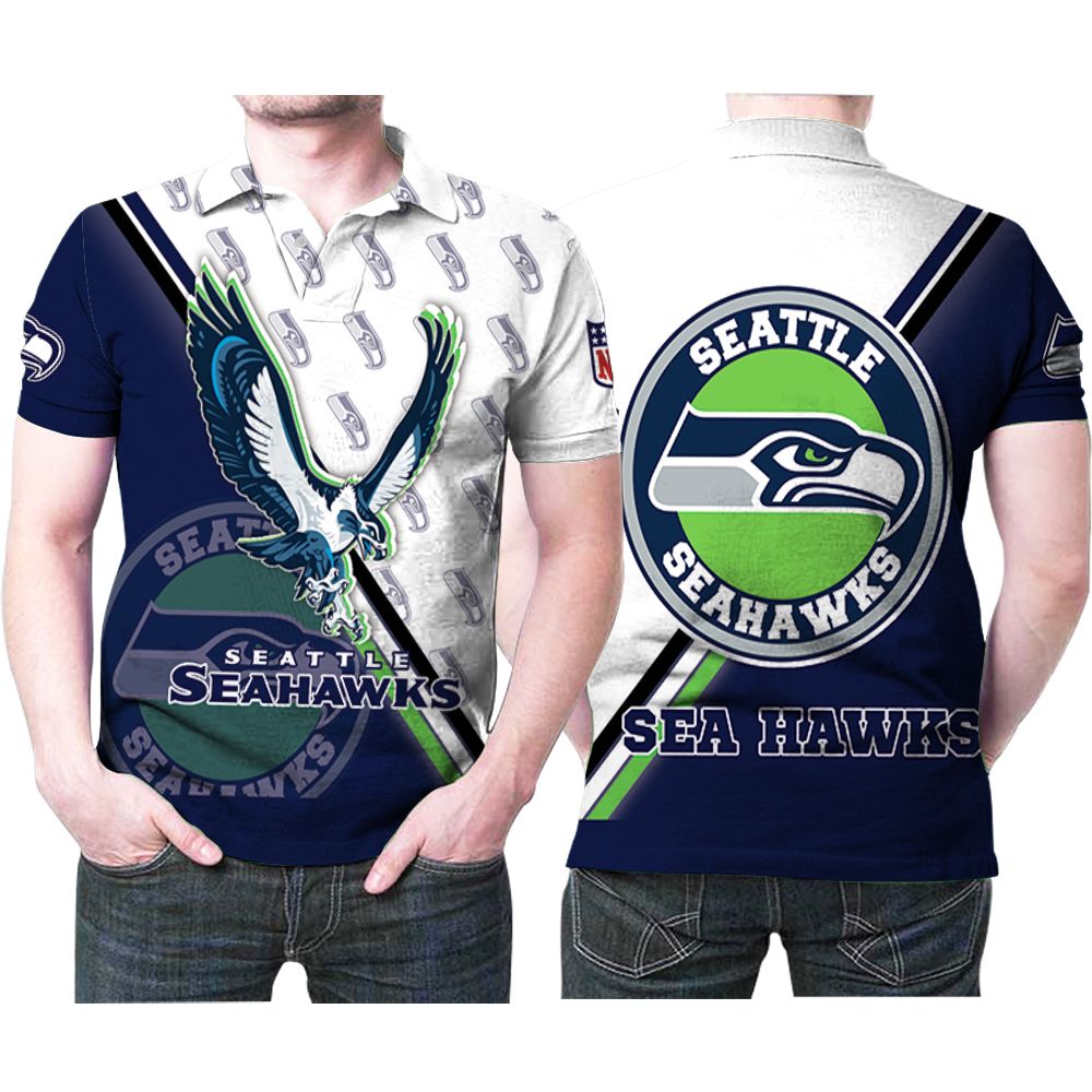 Art Seattle Seahawks Fly Seahawks Fly 3D All Over Print Polo Shirt Art Seattle Seahawks Fly Seahawks Fly 3D All Over Print Polo Shirt