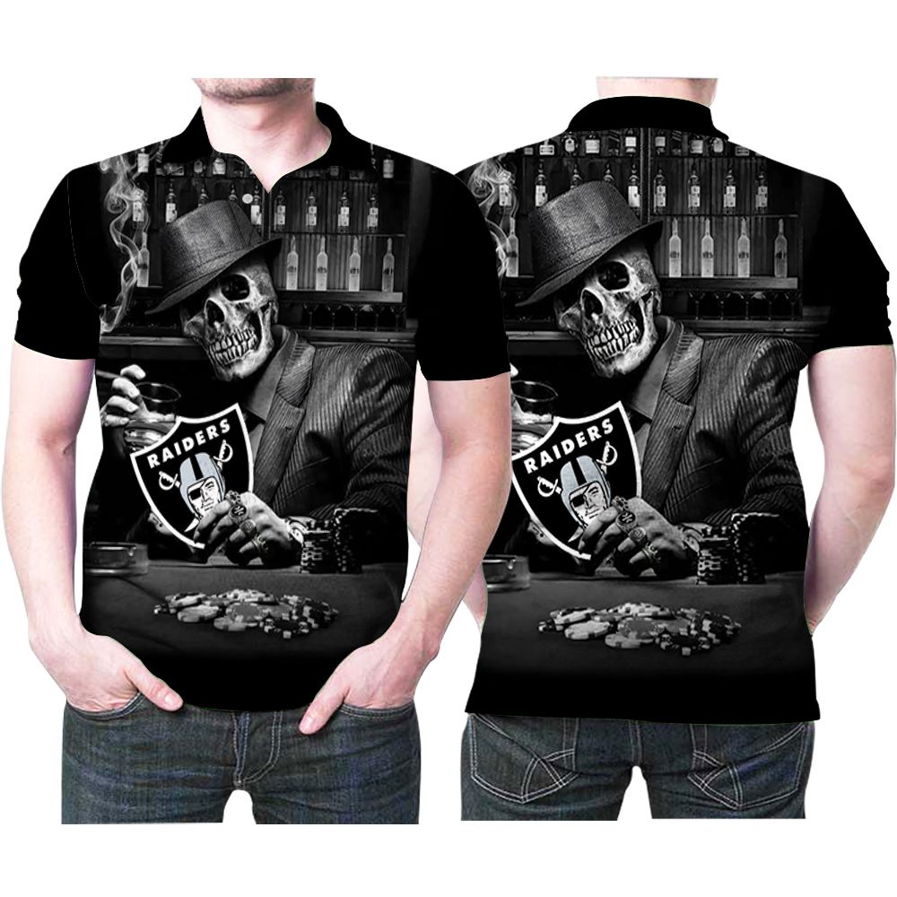 Art Skull Casino Pokers Kansas City Chiefs Logo 3D All Over Print Polo Shirt Art Skull Casino Pokers Kansas City Chiefs Logo 3D All Over Print Polo Shirt