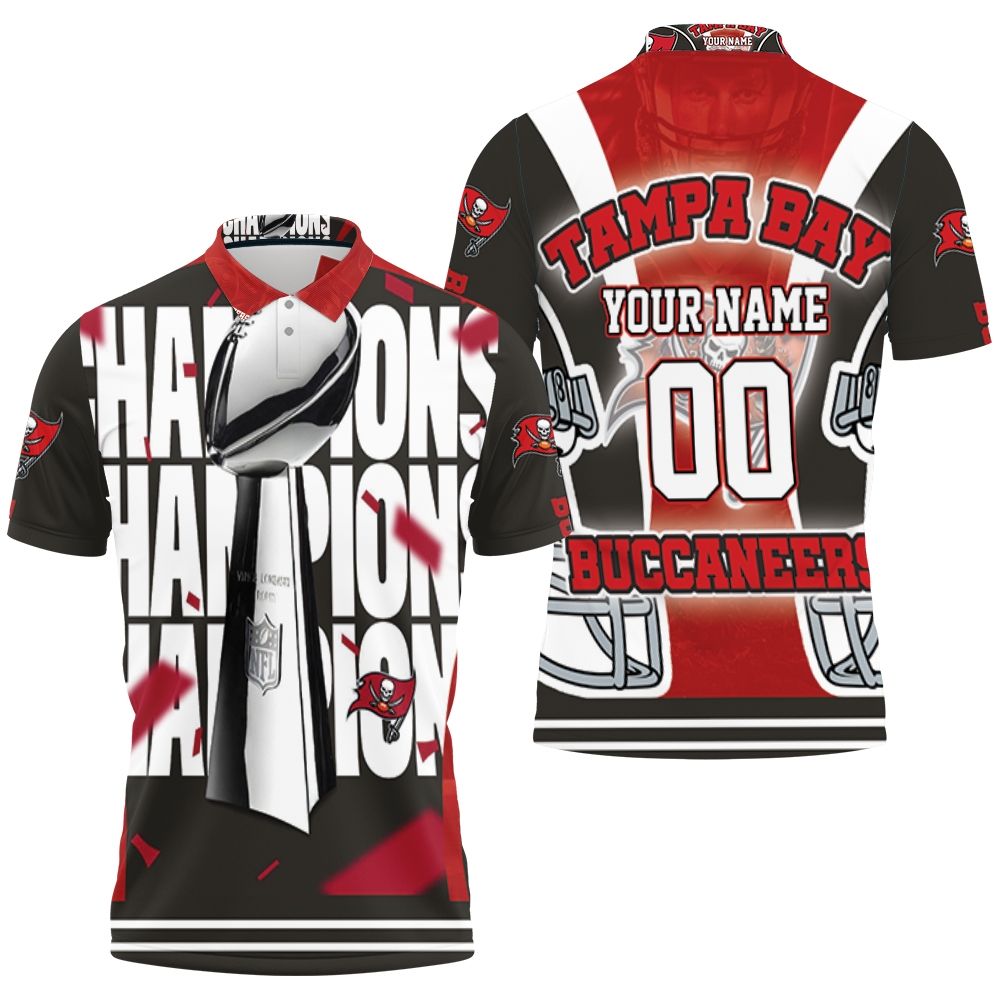 Art Tampa Bay Buccaneers 2021 Super Bowl Champions Personalized 3D All Over Print Polo Shirt Art Tampa Bay Buccaneers 2021 Super Bowl Champions Personalized 3D All Over Print Polo Shirt