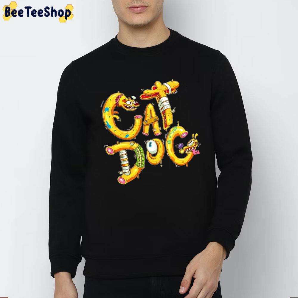 Art Text Catdog Trending Unisex T-Shirt Art Text Catdog Trending Unisex T-Shirt