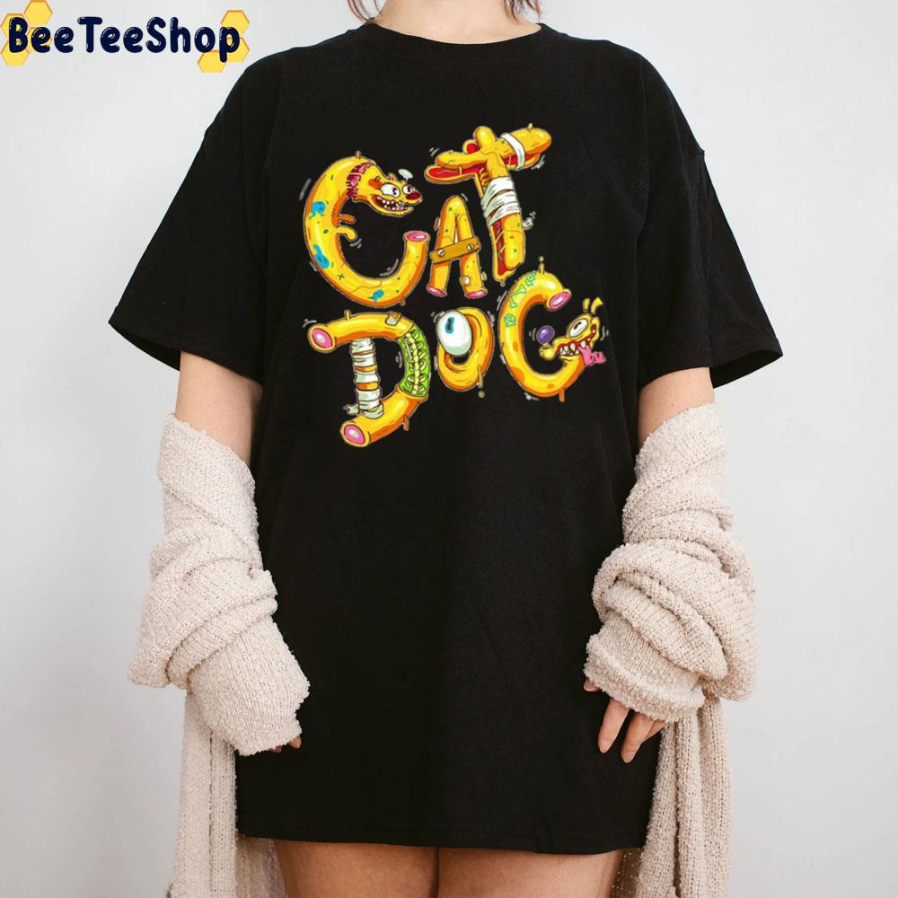 Art Text Catdog Trending Unisex T-Shirt Art Text Catdog Trending Unisex T-Shirt