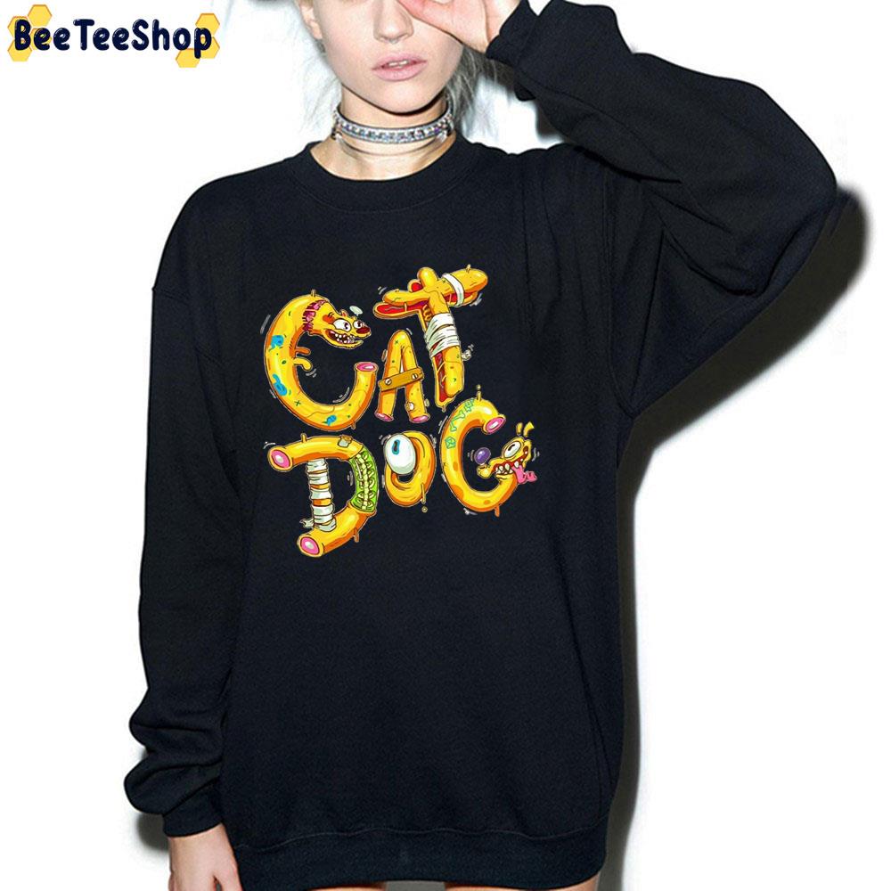 Art Text Catdog Trending Unisex T-Shirt Art Text Catdog Trending Unisex T-Shirt