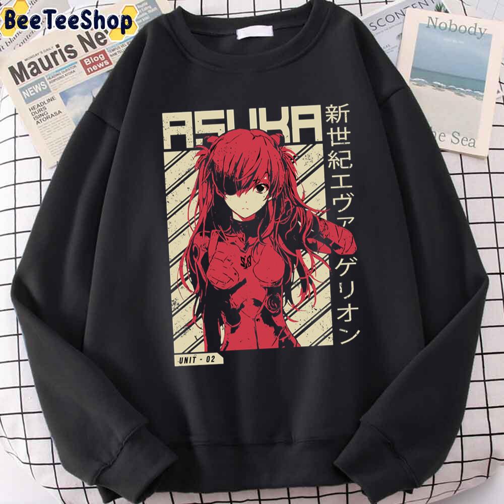 Asuka Evangelion Vintage Art Unisex T-Shirt Asuka Evangelion Vintage Art Unisex T-Shirt