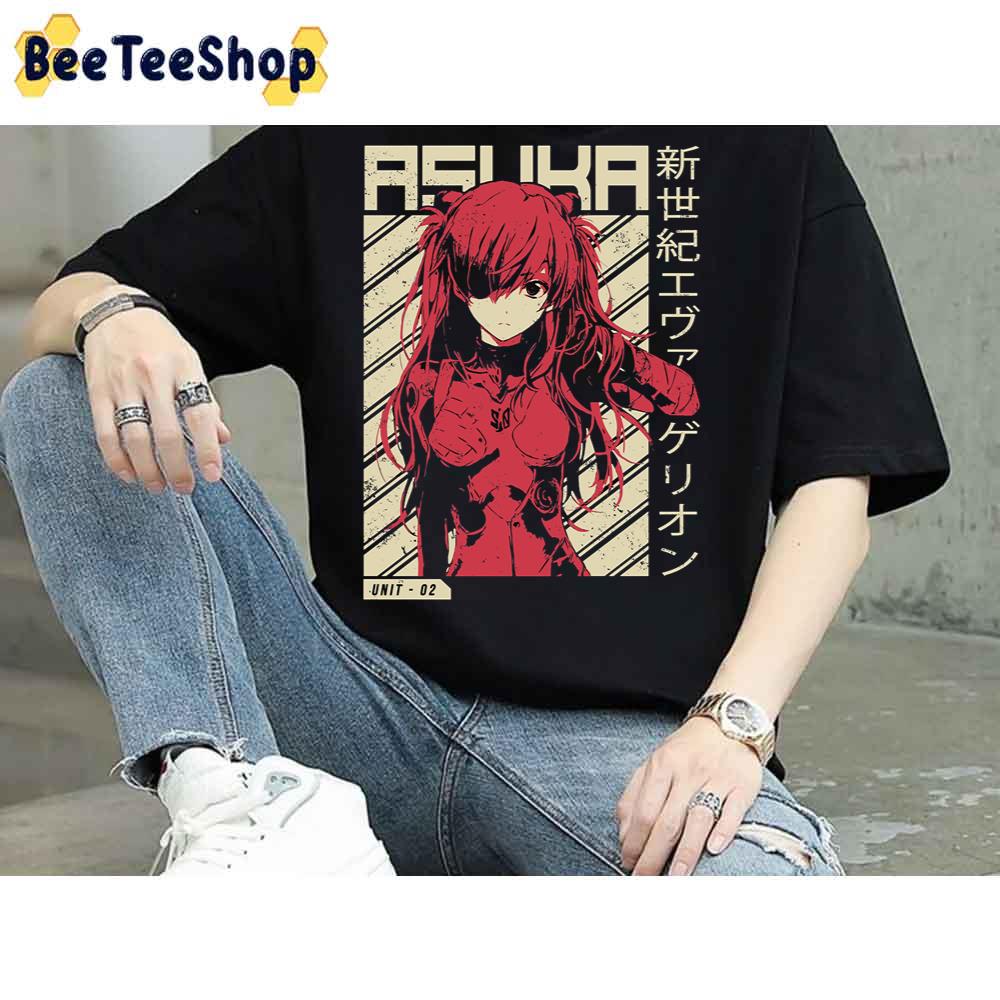 Asuka Evangelion Vintage Art Unisex T-Shirt Asuka Evangelion Vintage Art Unisex T-Shirt