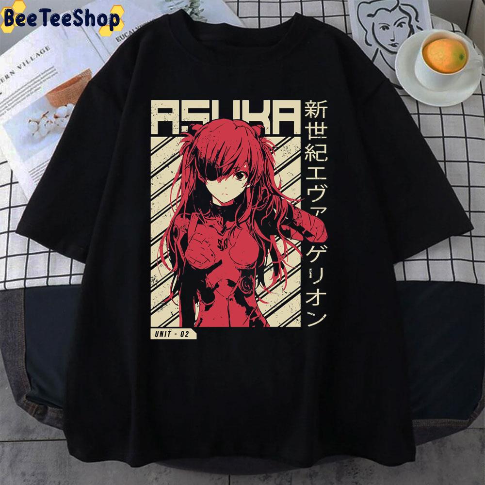 Asuka Evangelion Vintage Art Unisex T-Shirt Asuka Evangelion Vintage Art Unisex T-Shirt