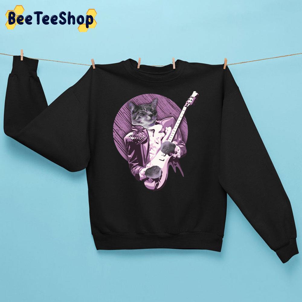 Badass Kitty Rocker Trending Unisex Sweatshirt Badass Kitty Rocker Trending Unisex Sweatshirt