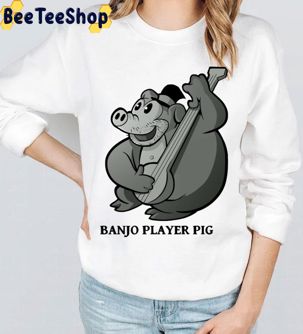 Banjo Player Pig Trending Unisex T-Shirt Banjo Player Pig Trending Unisex T-Shirt