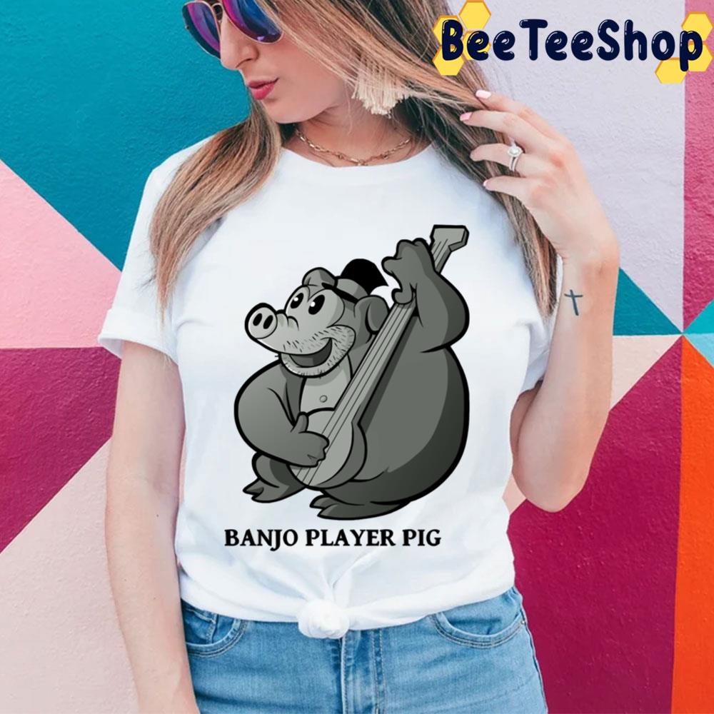 Banjo Player Pig Trending Unisex T-Shirt Banjo Player Pig Trending Unisex T-Shirt
