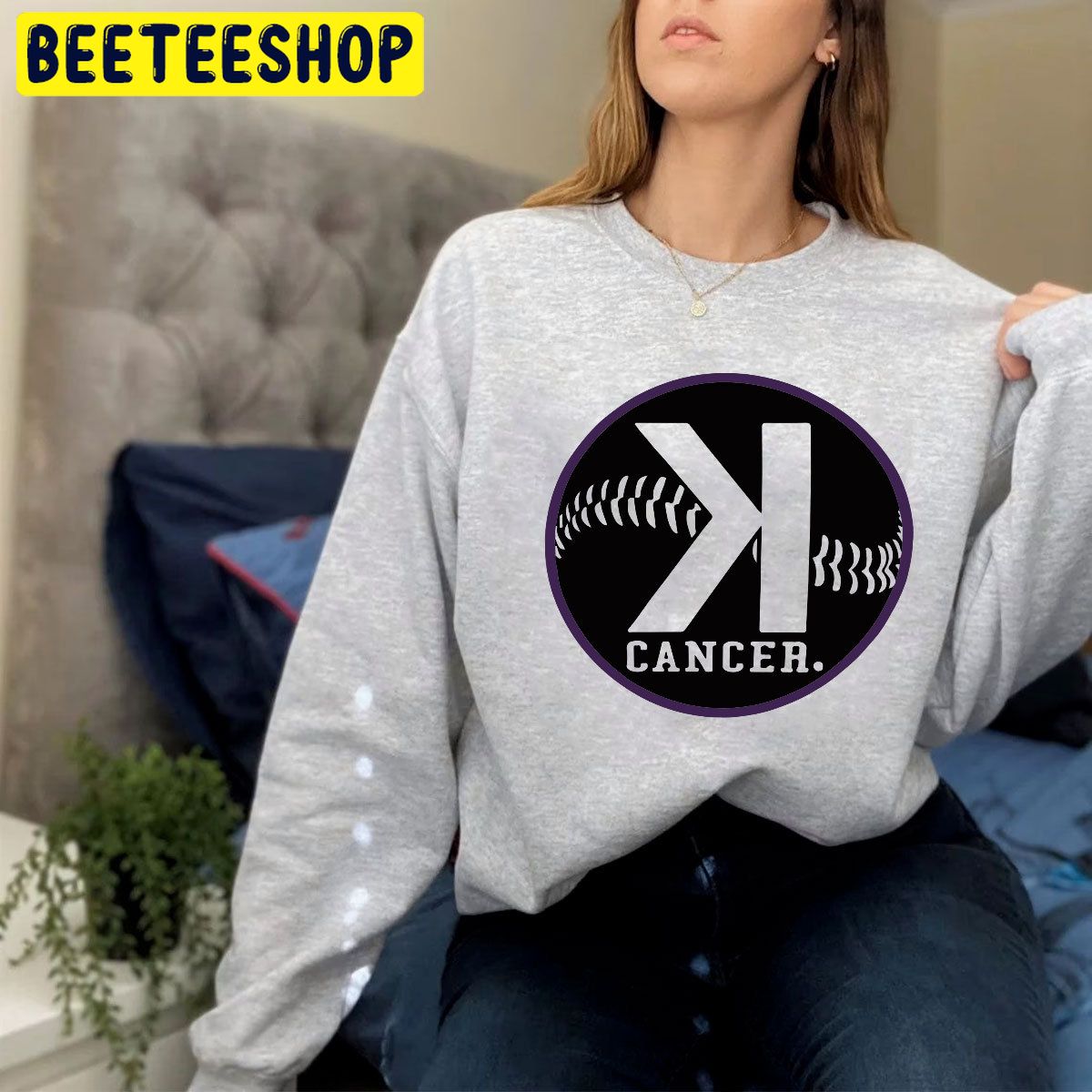 Baseball Boston Red Sox K Cancer Trending Unisex Shirt Baseball Boston Red Sox K Cancer Trending Unisex Shirt