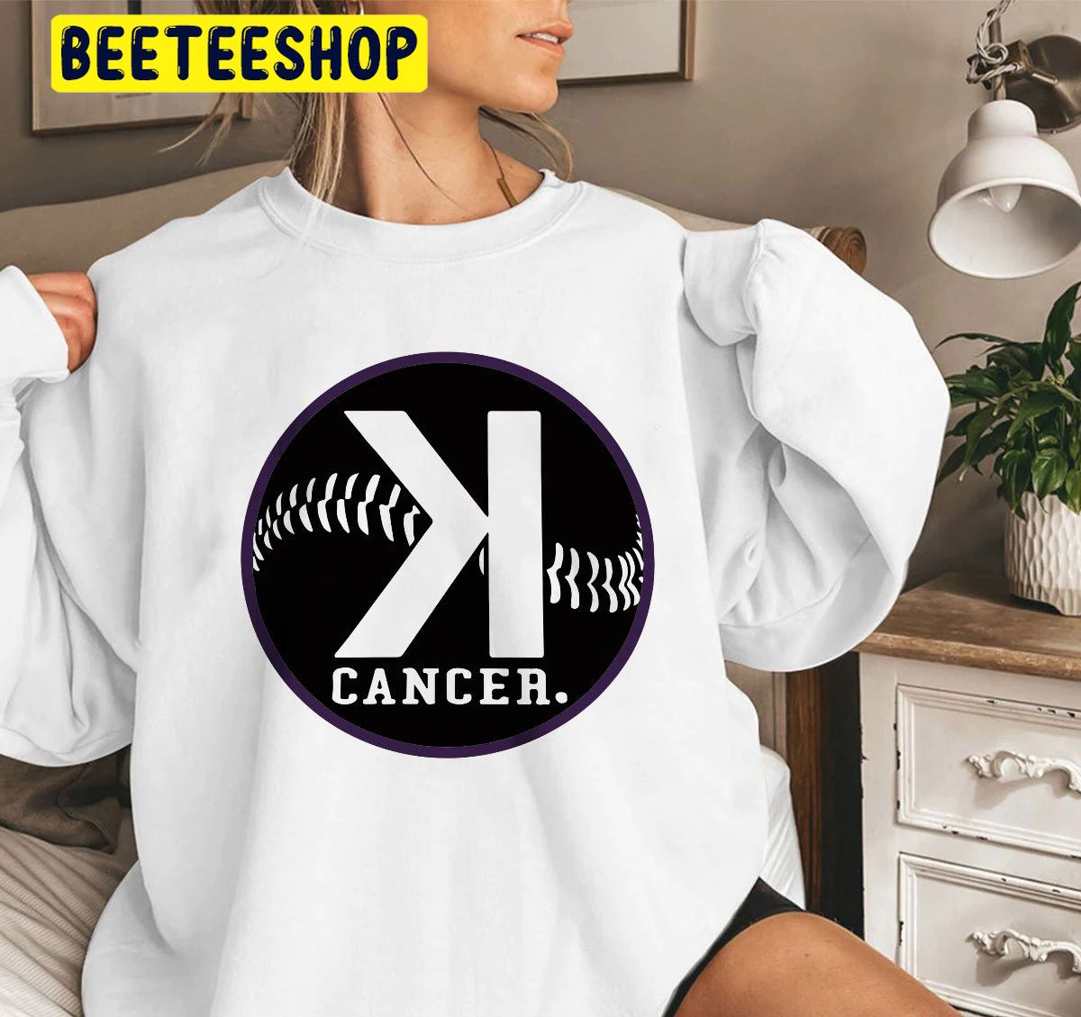 Baseball Boston Red Sox K Cancer Trending Unisex Shirt Baseball Boston Red Sox K Cancer Trending Unisex Shirt