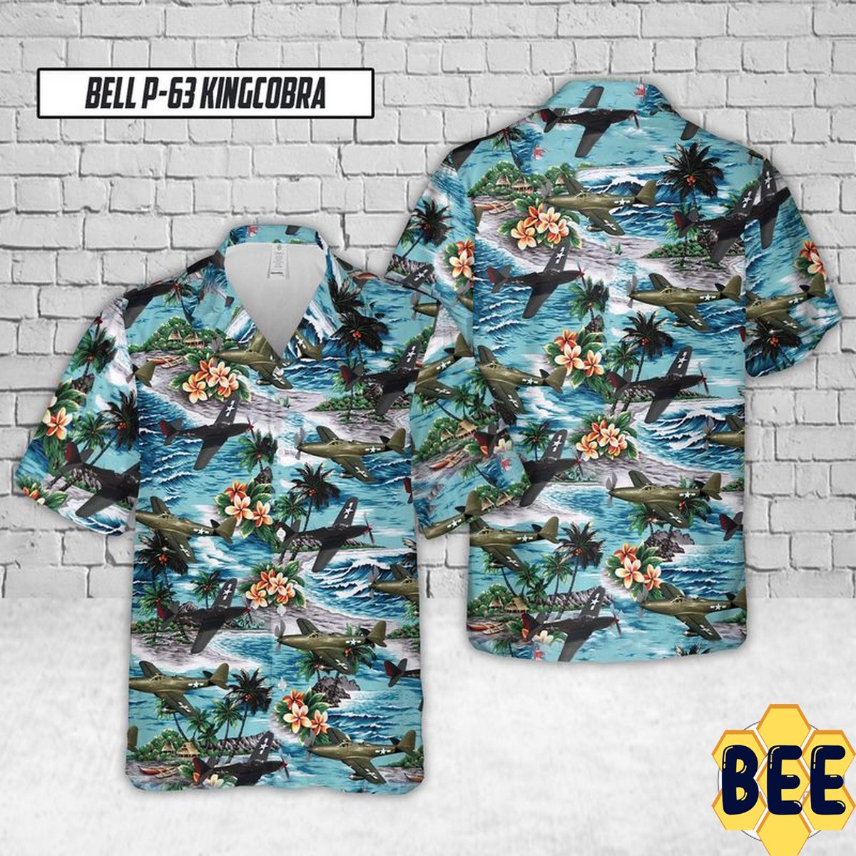 Bell P-63 Kingcobra Trending Hawaiian Shirt Bell P-63 Kingcobra Trending Hawaiian Shirt