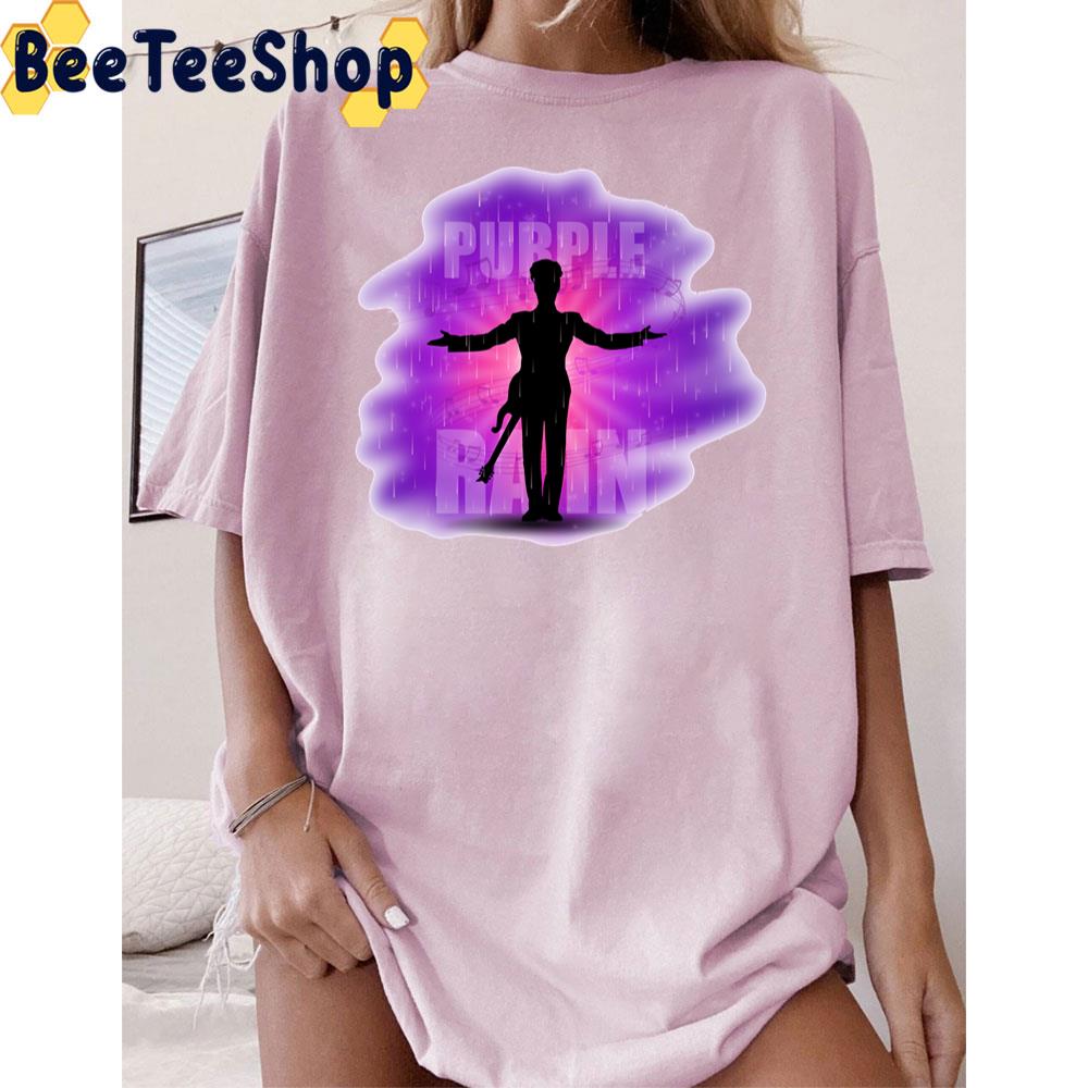 Black Guitar Purple Rain Trending Unisex T-Shirt Black Guitar Purple Rain Trending Unisex T-Shirt
