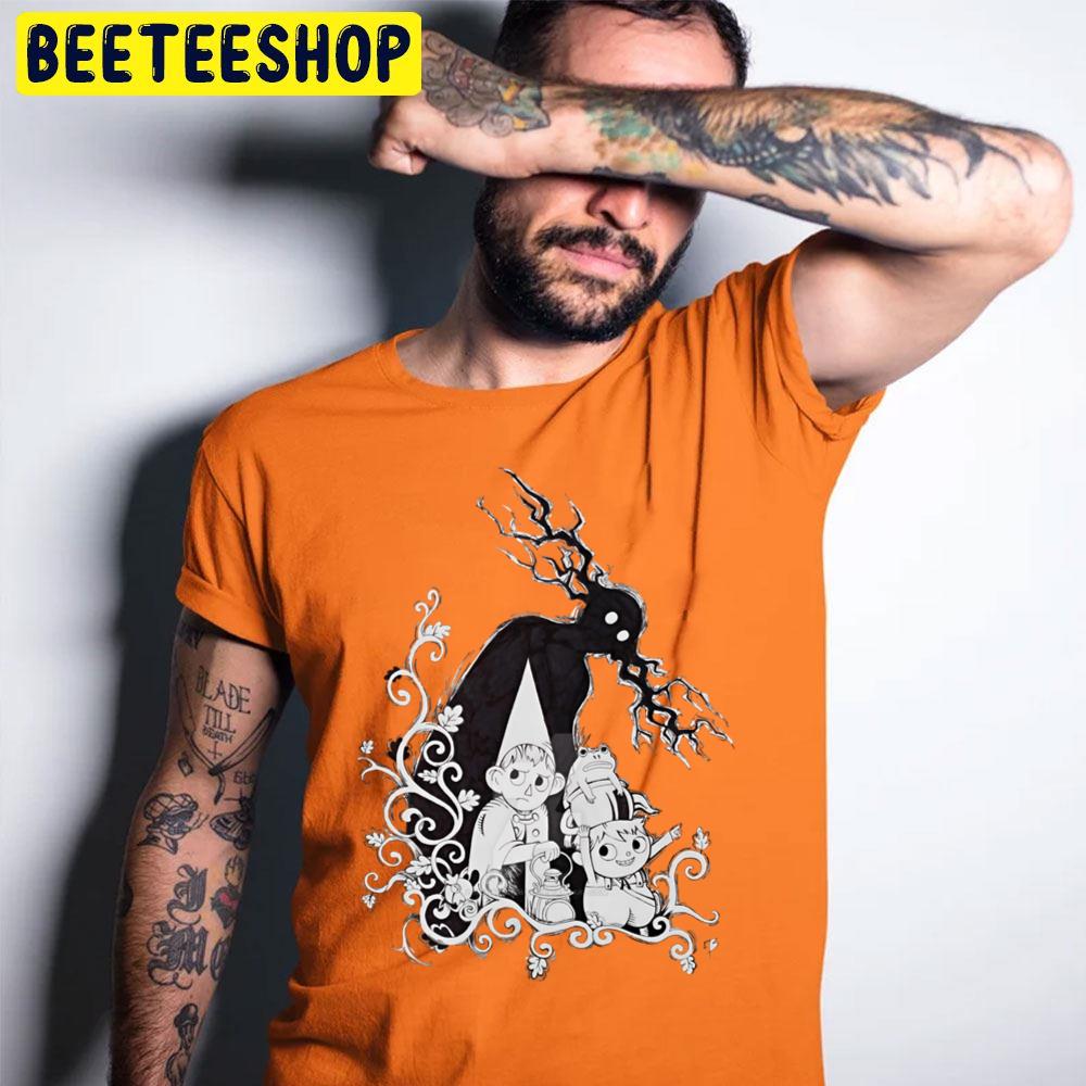Black White Art Over The Garden Wall Beast Trending Unisex T-Shirt Black White Art Over The Garden Wall Beast Trending Unisex T-Shirt