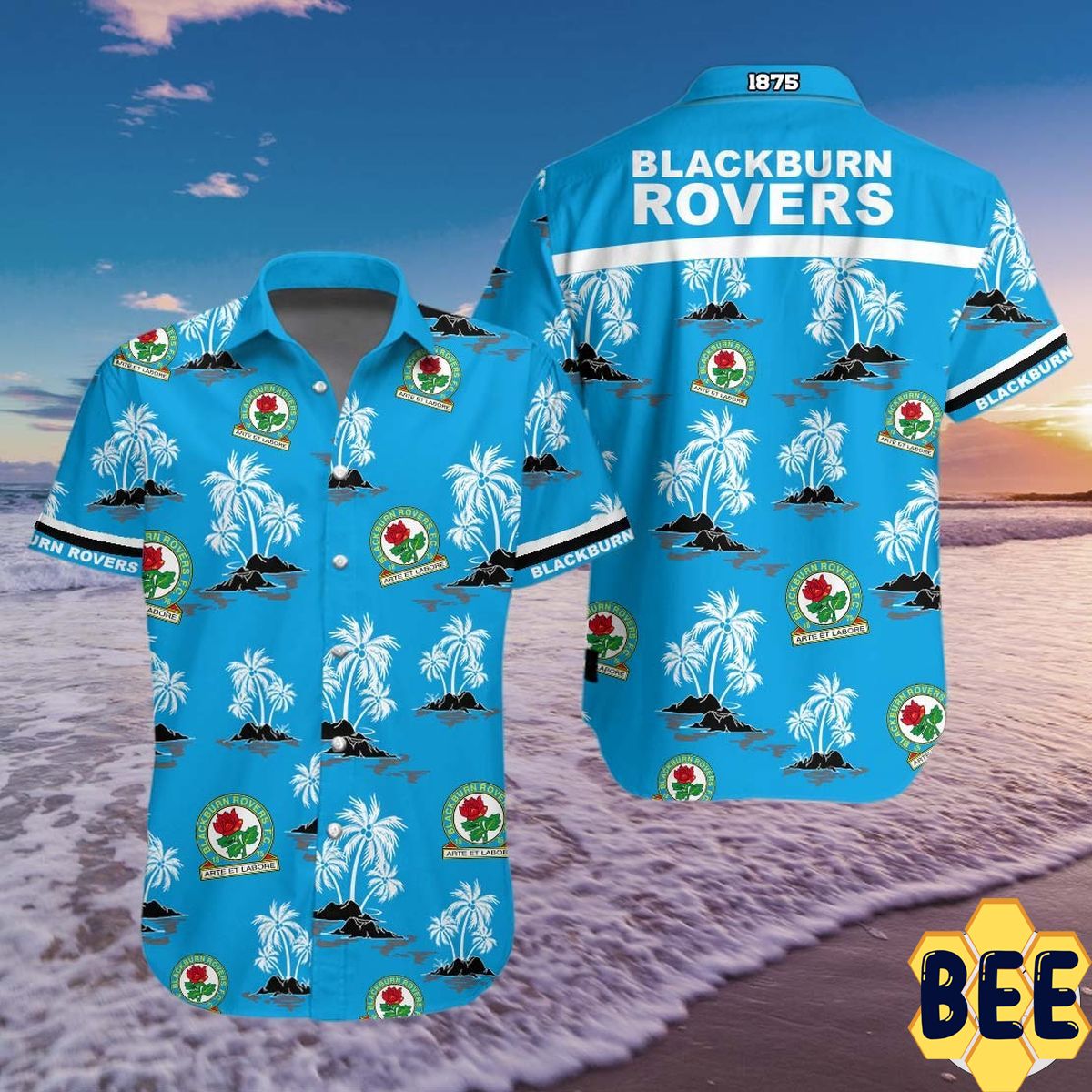 Blackburn Rovers Tropical Flower Trending Hawaiian Shirt Blackburn Rovers Tropical Flower Trending Hawaiian Shirt