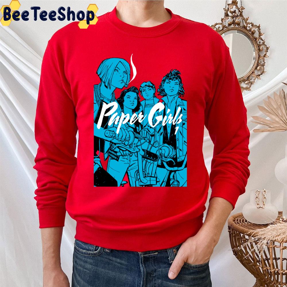 Blue Art Paper Girls Unisex T-Shirt Blue Art Paper Girls Unisex T-Shirt