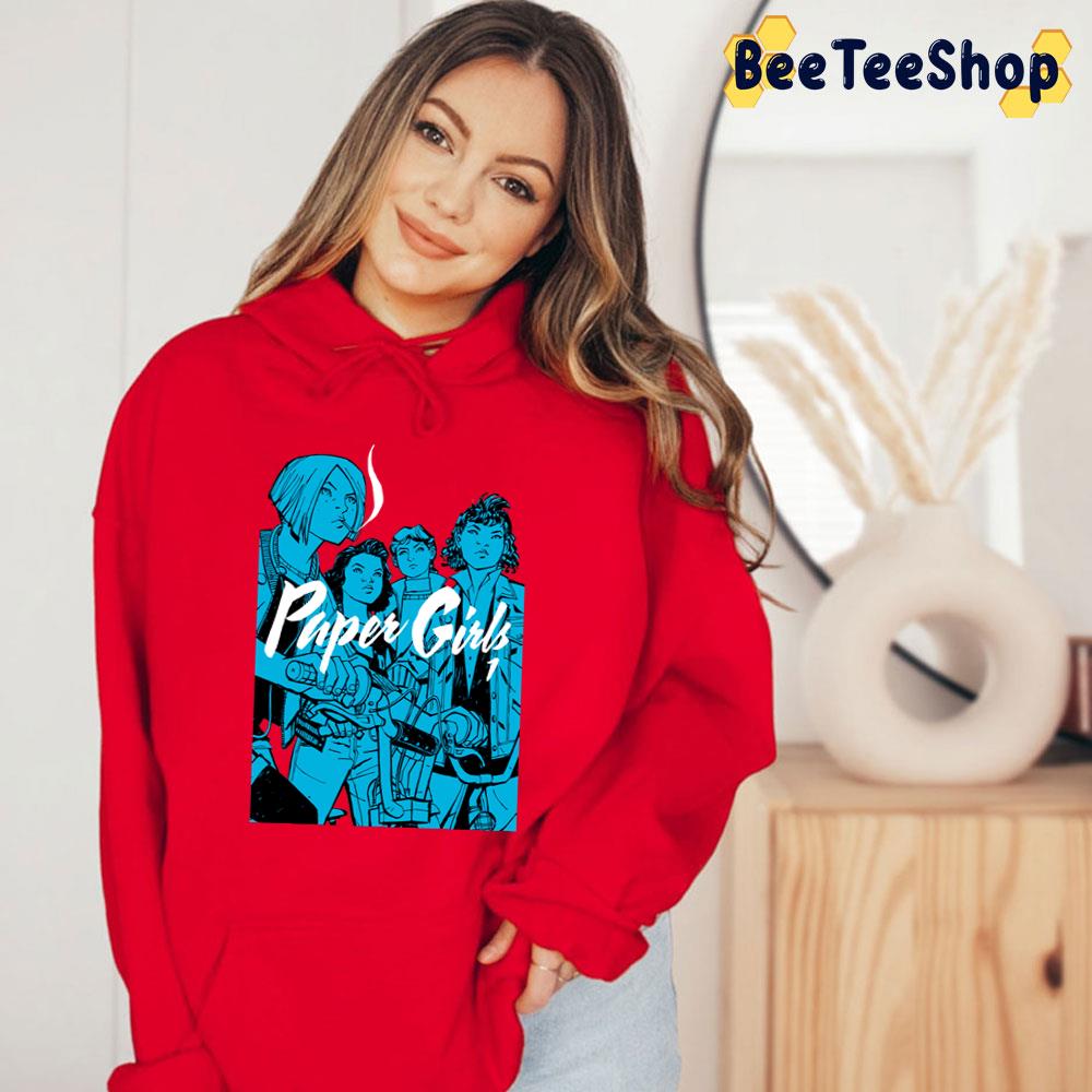 Blue Art Paper Girls Unisex T-Shirt Blue Art Paper Girls Unisex T-Shirt