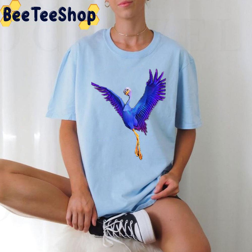 Blue Crane Animal Graphic Trending Unisex T-Shirt Blue Crane Animal Graphic Trending Unisex T-Shirt