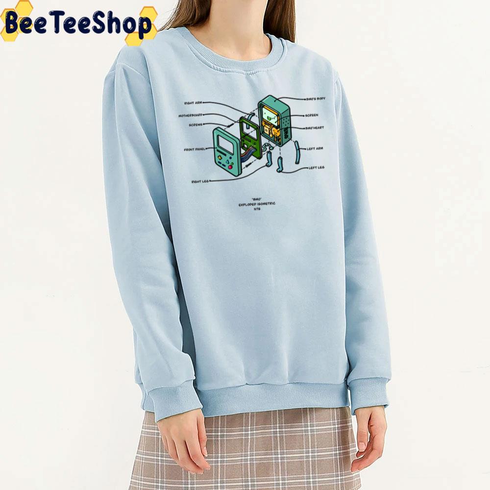 Bmo Exploded Isometric Adventure Time Trending Unisex T-Shirt Bmo Exploded Isometric Adventure Time Trending Unisex T-Shirt