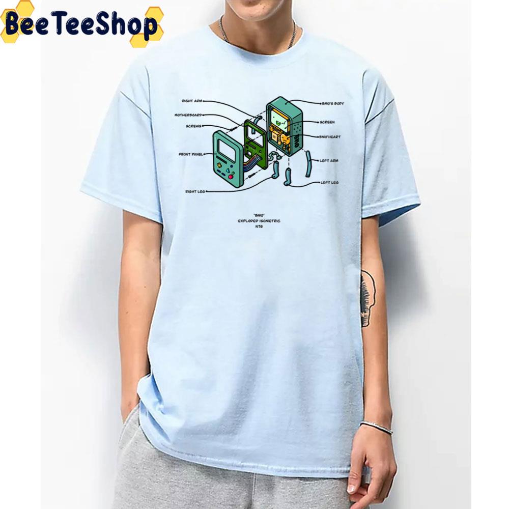 Bmo Exploded Isometric Adventure Time Trending Unisex T-Shirt Bmo Exploded Isometric Adventure Time Trending Unisex T-Shirt