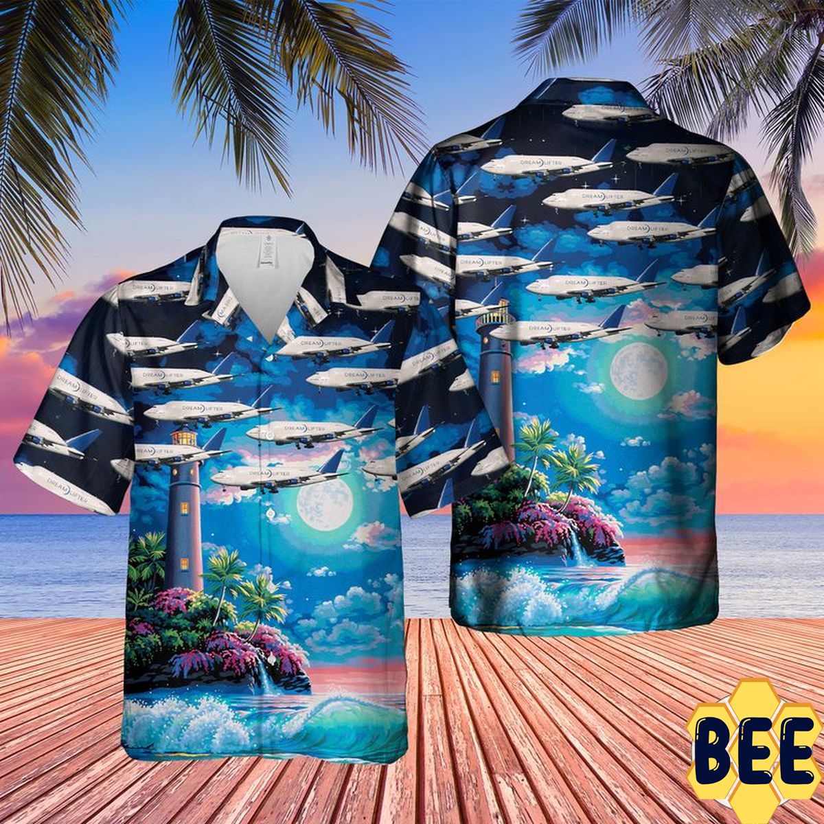 Boeing Boeing 747-409(Lcf) Dreamlifter Trending Hawaiian Shirt Boeing Boeing 747-409(Lcf) Dreamlifter Trending Hawaiian Shirt
