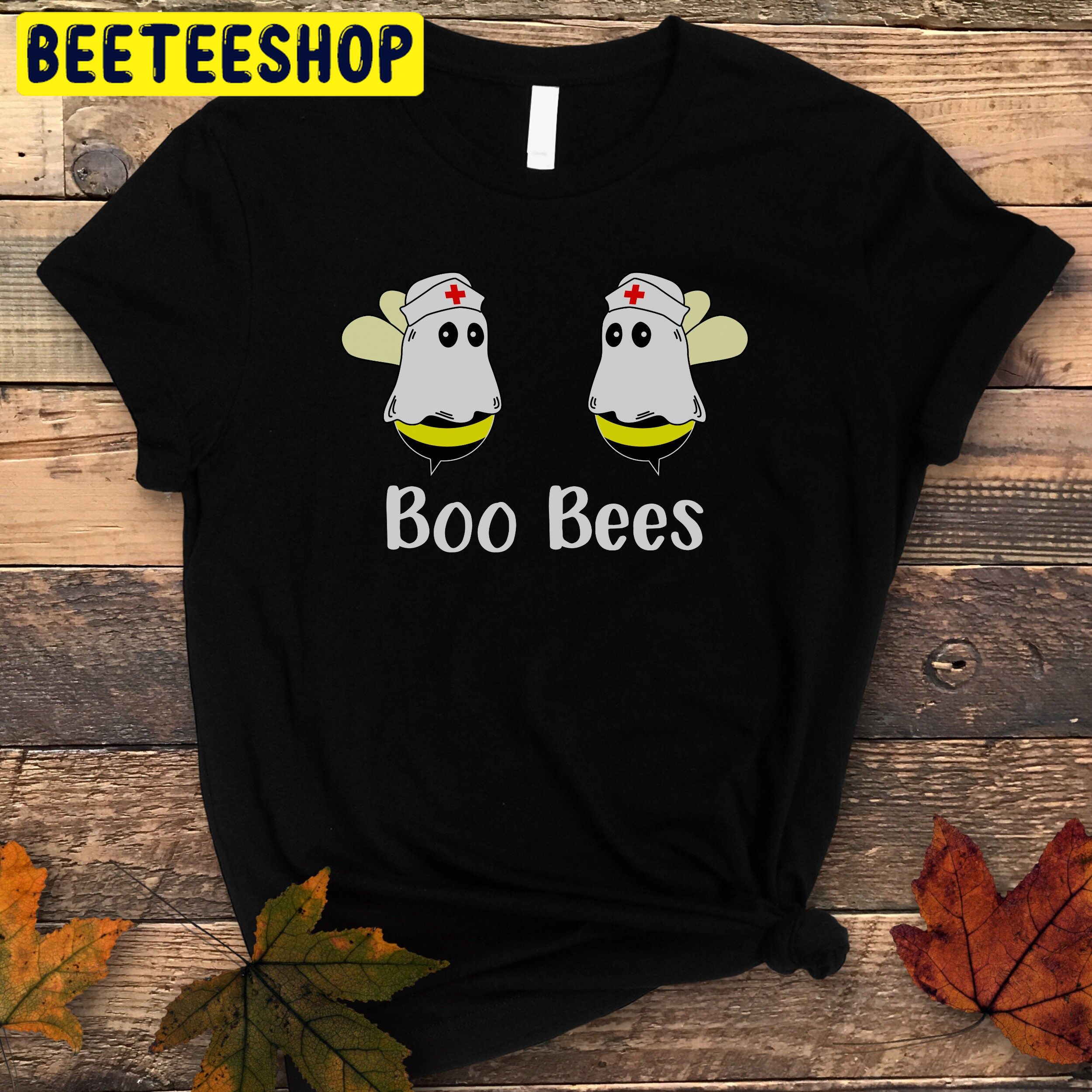 Boo Bees Nurse Halloween Trending Unisex Shirt Boo Bees Nurse Halloween Trending Unisex Shirt