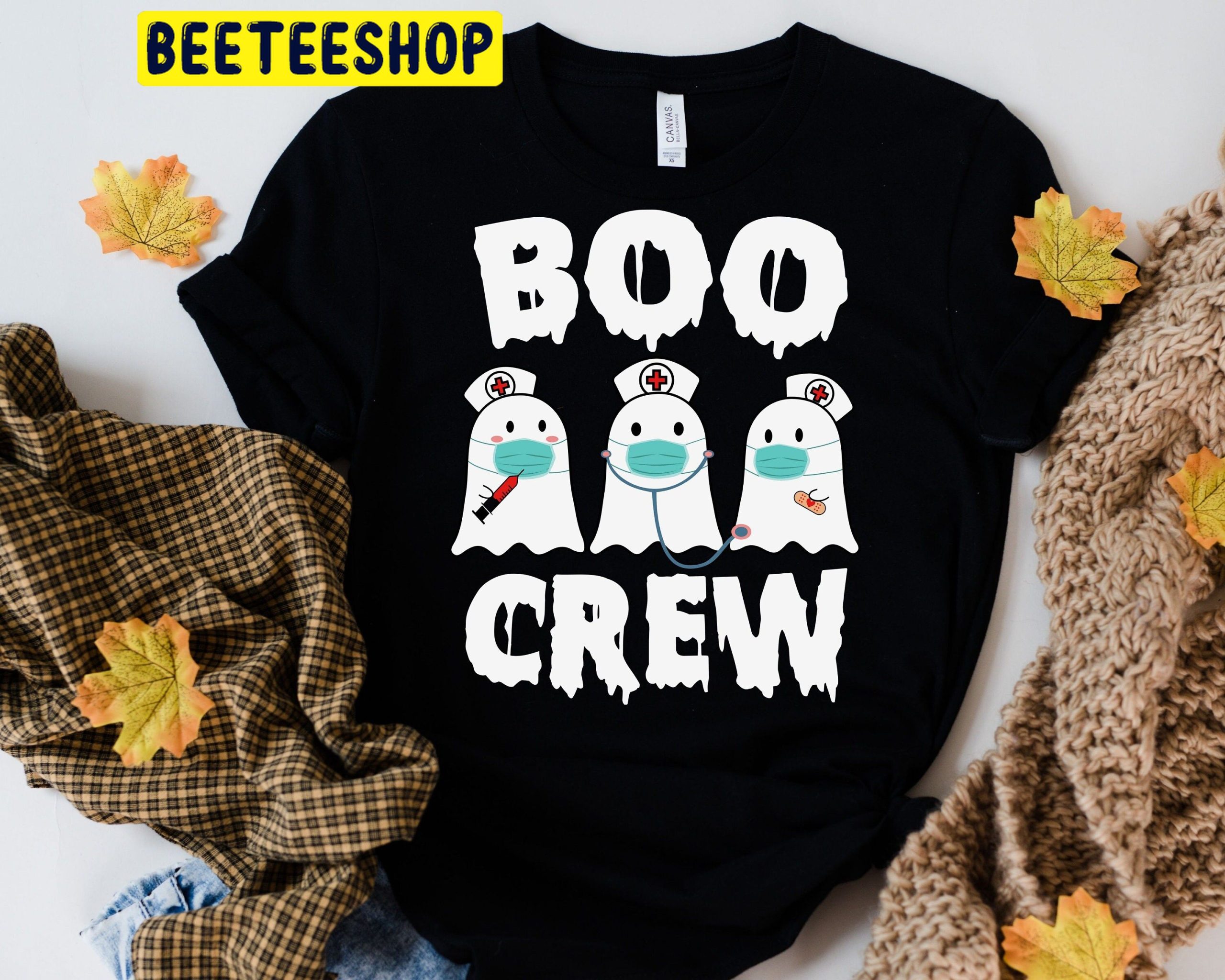 Boo Crew Halloween Nurse Trending Unisex Shirt Boo Crew Halloween Nurse Trending Unisex Shirt