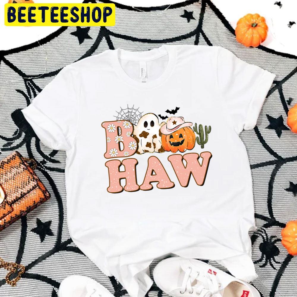 Boo Haw Boo Pumpkin And Bats Halloween Trending Unisex T-Shirt Boo Haw Boo Pumpkin And Bats Halloween Trending Unisex T-Shirt