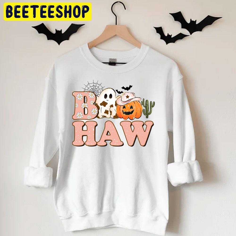 Boo Haw Boo Pumpkin And Bats Halloween Trending Unisex T-Shirt Boo Haw Boo Pumpkin And Bats Halloween Trending Unisex T-Shirt