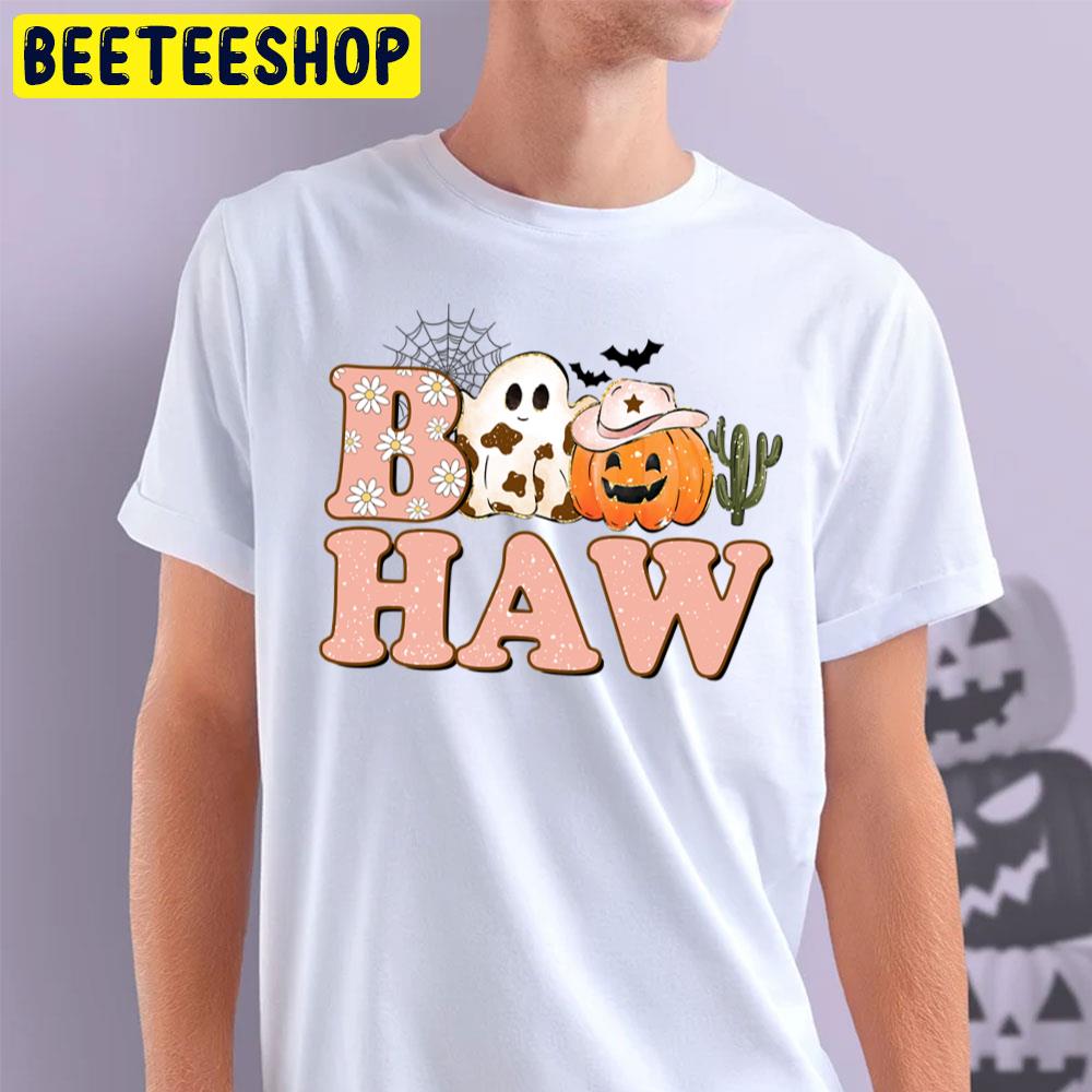 Boo Haw Boo Pumpkin And Bats Halloween Trending Unisex T-Shirt Boo Haw Boo Pumpkin And Bats Halloween Trending Unisex T-Shirt