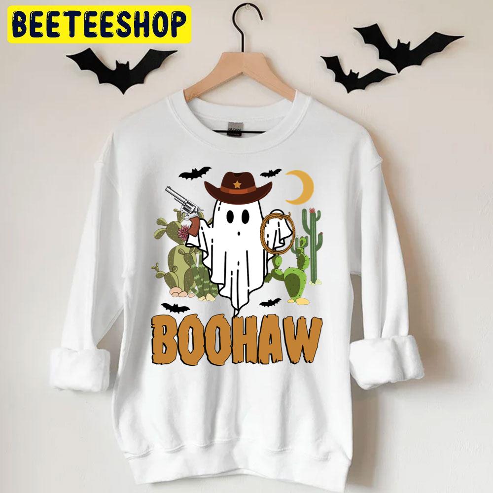 Boo Haw With Gun Halloween Trending Unisex T-Shirt Boo Haw With Gun Halloween Trending Unisex T-Shirt
