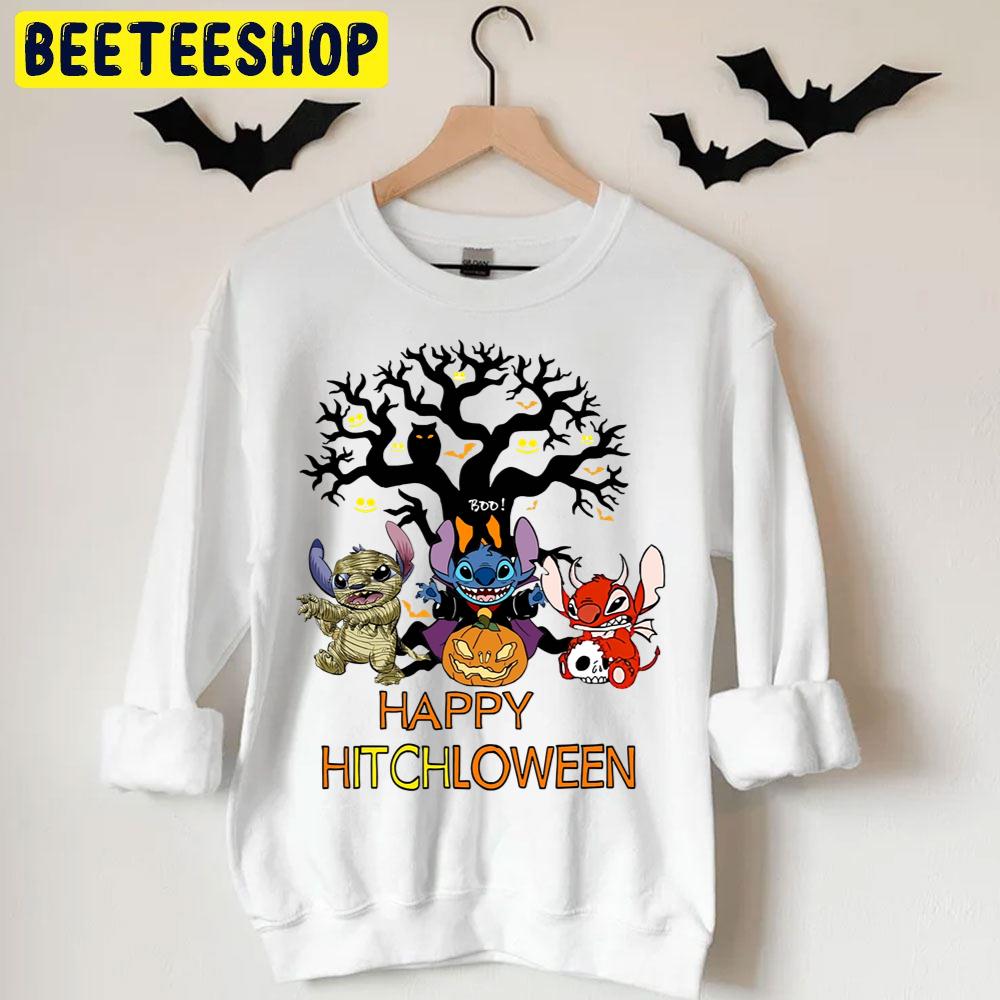 Boo Lilo And Stitch Happy Hitchloween Trending Unisex T-Shirt Boo Lilo And Stitch Happy Hitchloween Trending Unisex T-Shirt