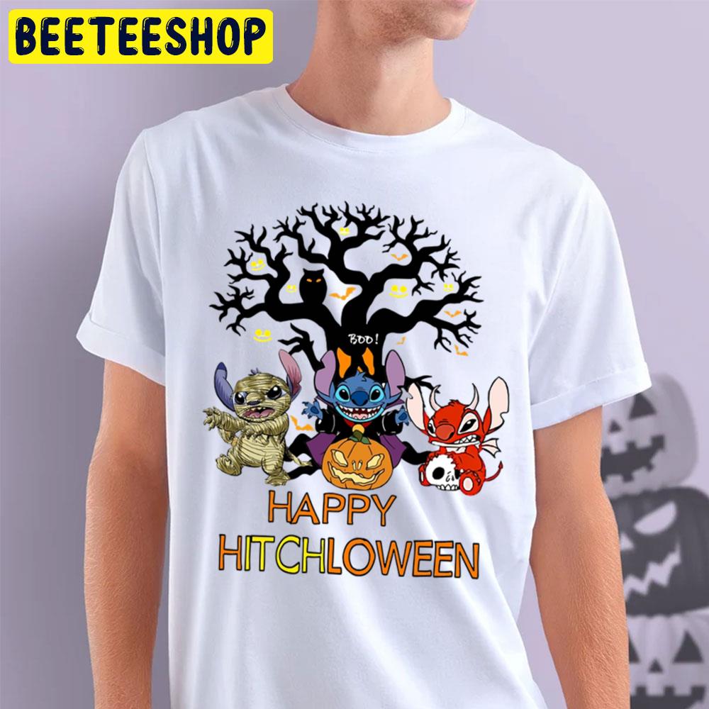 Boo Lilo And Stitch Happy Hitchloween Trending Unisex T-Shirt Boo Lilo And Stitch Happy Hitchloween Trending Unisex T-Shirt
