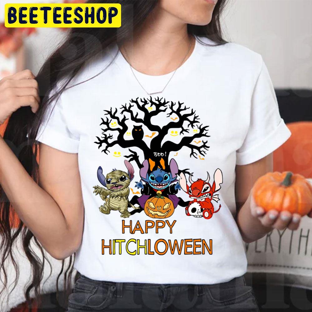 Boo Lilo And Stitch Happy Hitchloween Trending Unisex T-Shirt Boo Lilo And Stitch Happy Hitchloween Trending Unisex T-Shirt