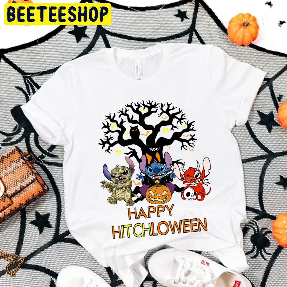 Boo Lilo And Stitch Happy Hitchloween Trending Unisex T-Shirt Boo Lilo And Stitch Happy Hitchloween Trending Unisex T-Shirt