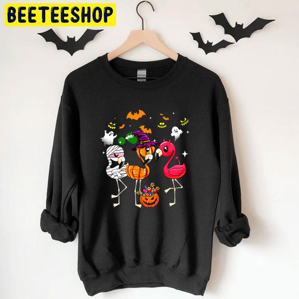 Boo Squad Flamingo Halloween Trending Unisex T-Shirt Boo Squad Flamingo Halloween Trending Unisex T-Shirt