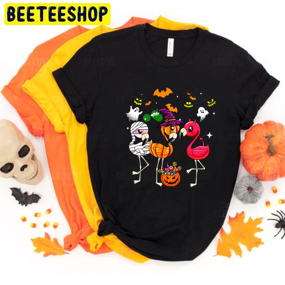 Boo Squad Flamingo Halloween Trending Unisex T-Shirt Boo Squad Flamingo Halloween Trending Unisex T-Shirt