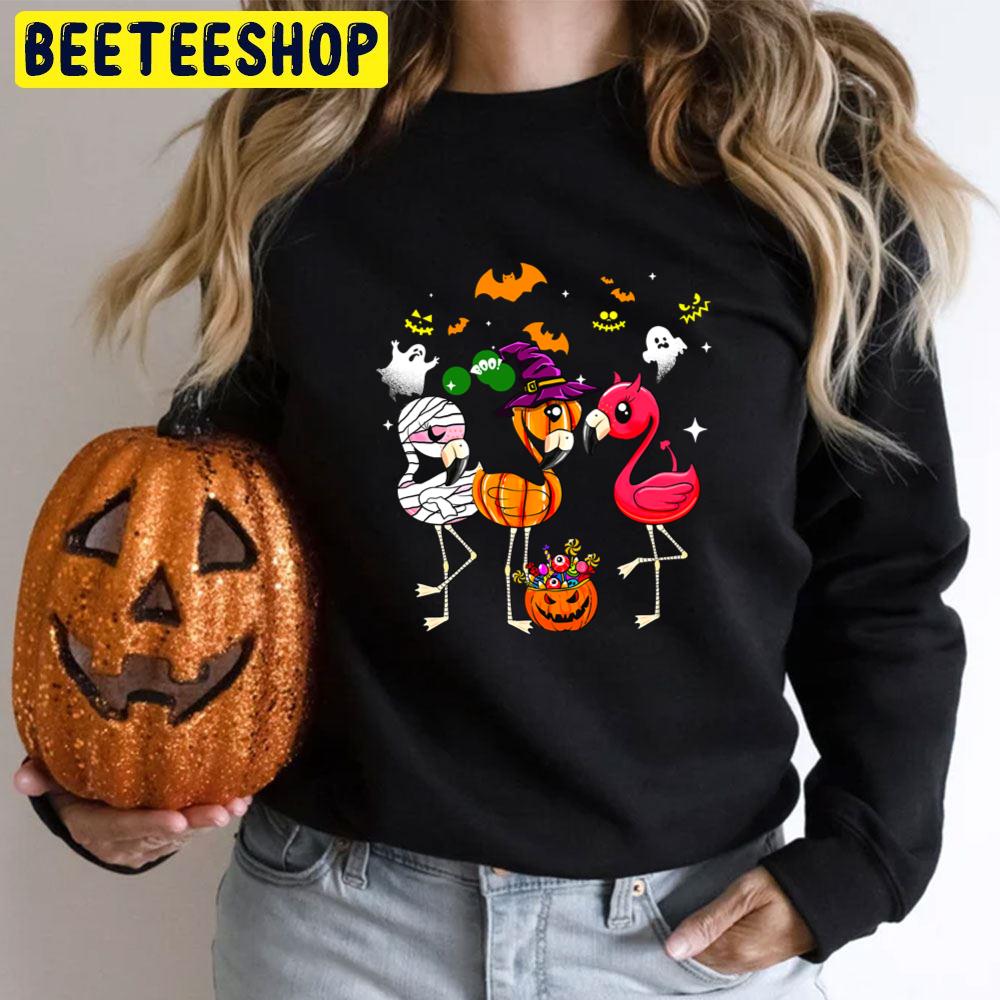 Boo Squad Flamingo Halloween Trending Unisex T-Shirt Boo Squad Flamingo Halloween Trending Unisex T-Shirt