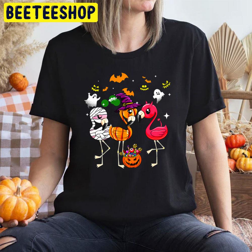 Boo Squad Flamingo Halloween Trending Unisex T-Shirt Boo Squad Flamingo Halloween Trending Unisex T-Shirt