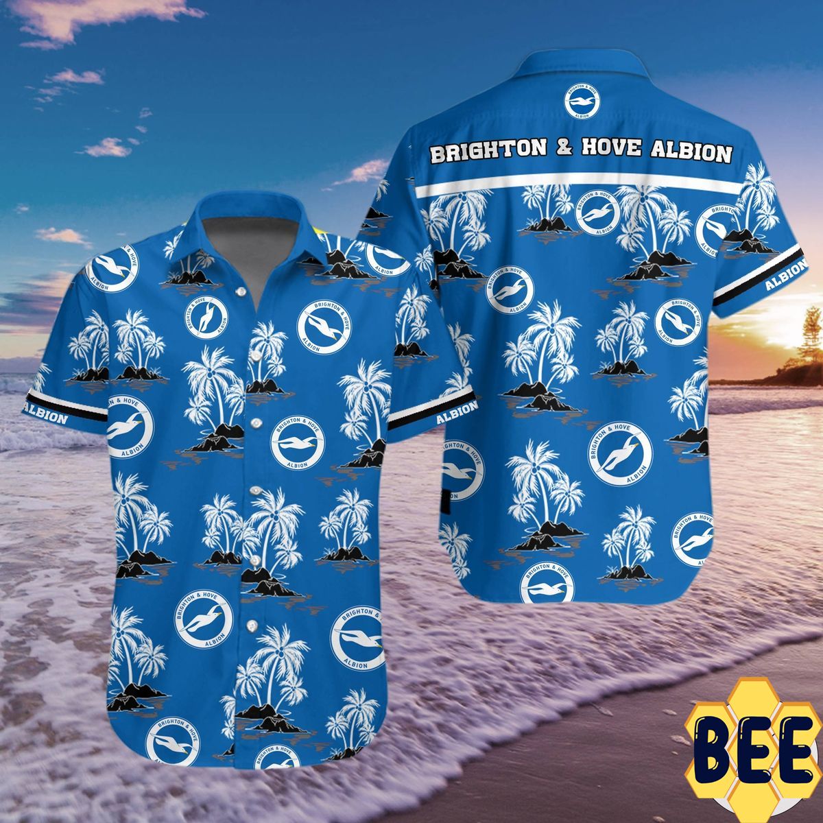 Brighton & Hove Albion F.C Trending Hawaiian Shirt Brighton & Hove Albion F.C Trending Hawaiian Shirt