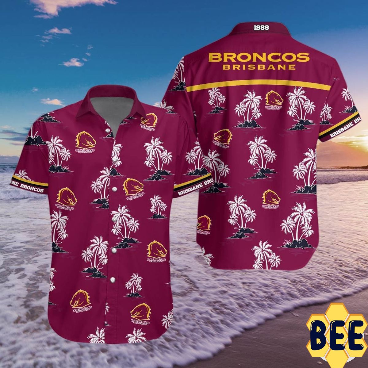 Brisbane Broncos Trending Hawaiian Shirt Brisbane Broncos Trending Hawaiian Shirt