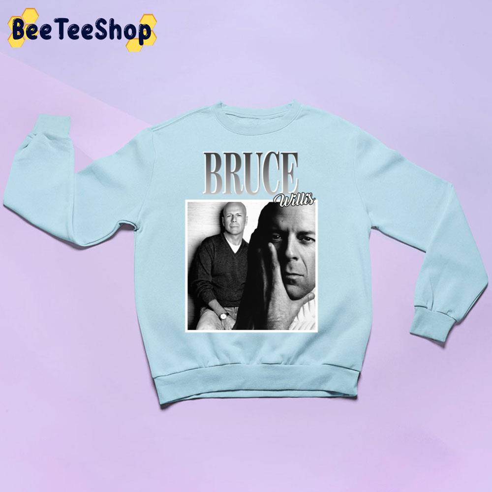 Bruce Willis 90s Vintage Art Unisex Sweatshirt Bruce Willis 90s Vintage Art Unisex Sweatshirt
