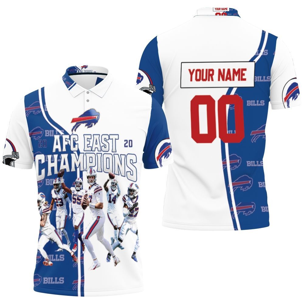 Buffalo Bills Afc East 2020 Champions Personalized 3D All Over Print Polo Shirt Buffalo Bills Afc East 2020 Champions Personalized 3D All Over Print Polo Shirt