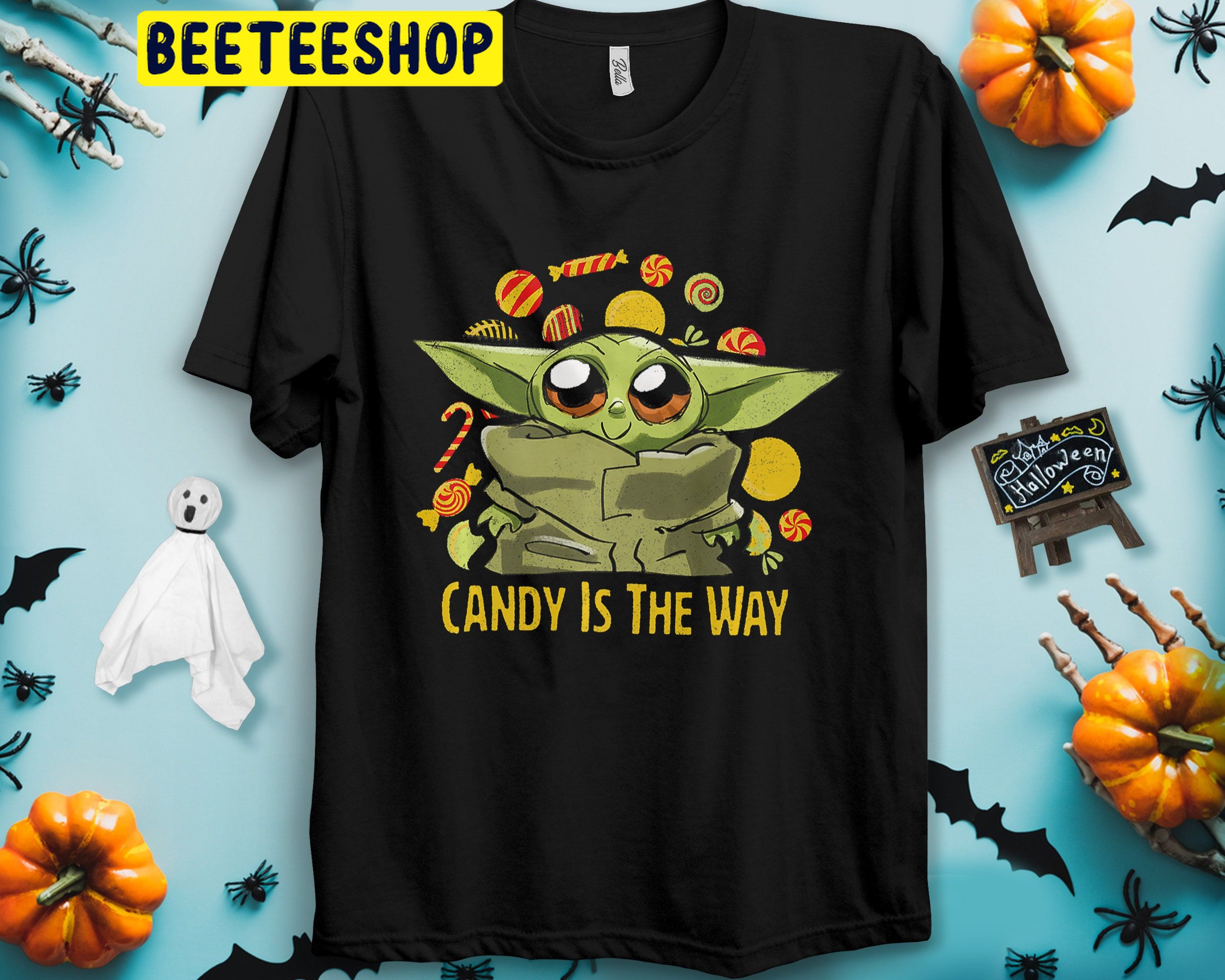 Candy Is The Way Baby Yoda Star Wars The Mandalorian Halloween Unisex T-Shirt Candy Is The Way Baby Yoda Star Wars The Mandalorian Halloween Unisex T-Shirt