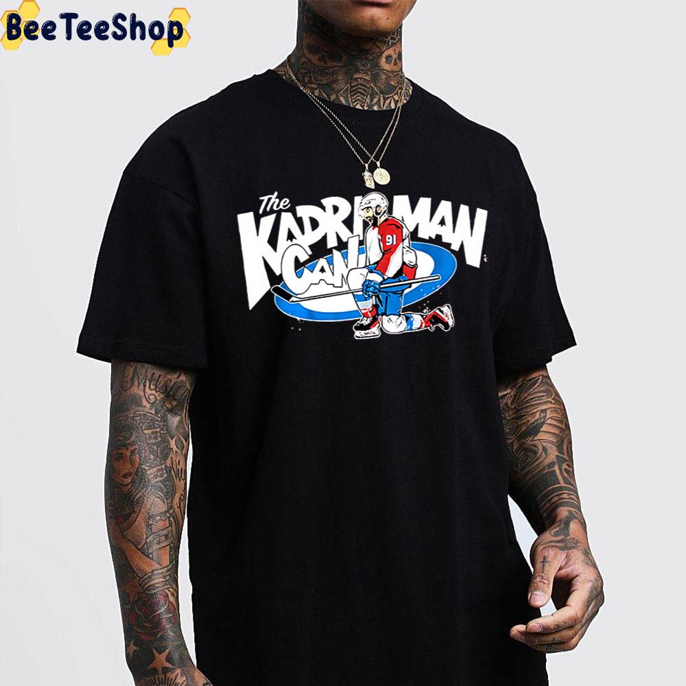 Cartoon Art Nazem Kadri Hockey Trending Unisex T-Shirt Cartoon Art Nazem Kadri Hockey Trending Unisex T-Shirt