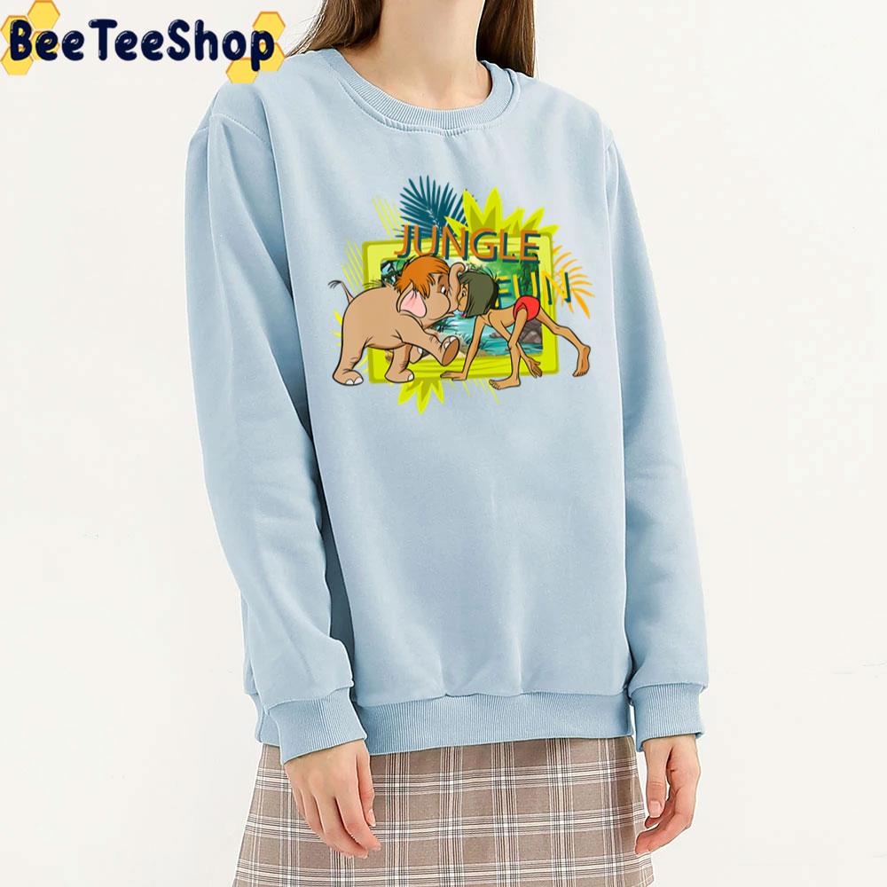 Cartoon Colorful Jungle Fun The Jungle Book Trending Unisex T-Shirt Cartoon Colorful Jungle Fun The Jungle Book Trending Unisex T-Shirt