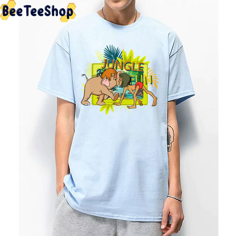 Cartoon Colorful Jungle Fun The Jungle Book Trending Unisex T-Shirt Cartoon Colorful Jungle Fun The Jungle Book Trending Unisex T-Shirt