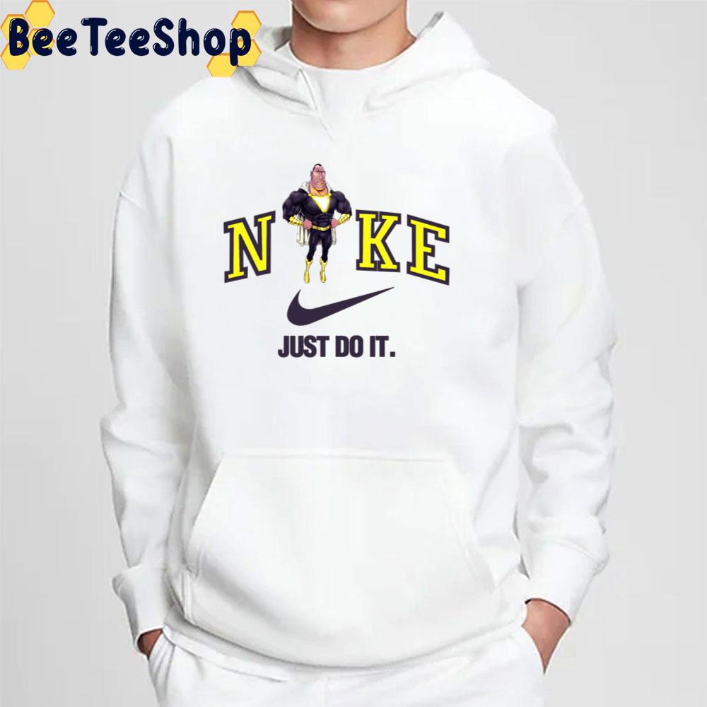 Cartoon Style Black Adam Nike Logo 2022 Movie Trending Unisex T-Shirt Cartoon Style Black Adam Nike Logo 2022 Movie Trending Unisex T-Shirt